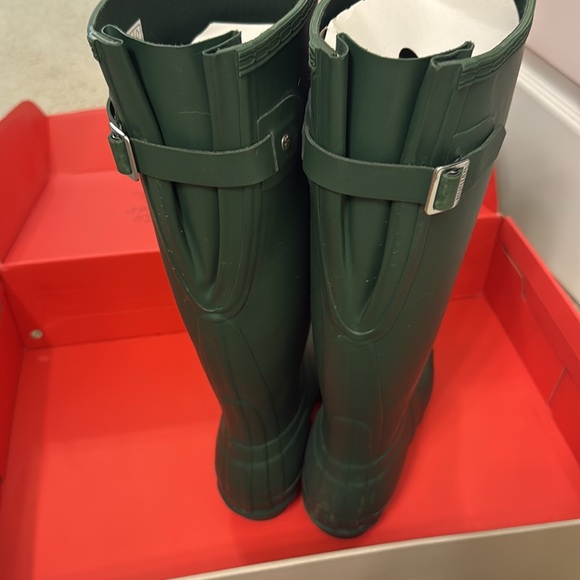 Hunter Original Back Adjustable Tall Rain Boots, 8 US, 39, Hunter Green - Picture 2 of 11